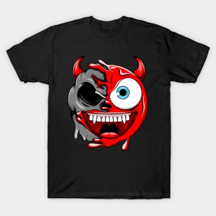 Devil Zombie Emoji T-Shirt